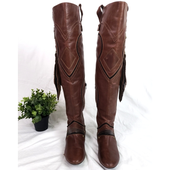 ziginy over the knee boots